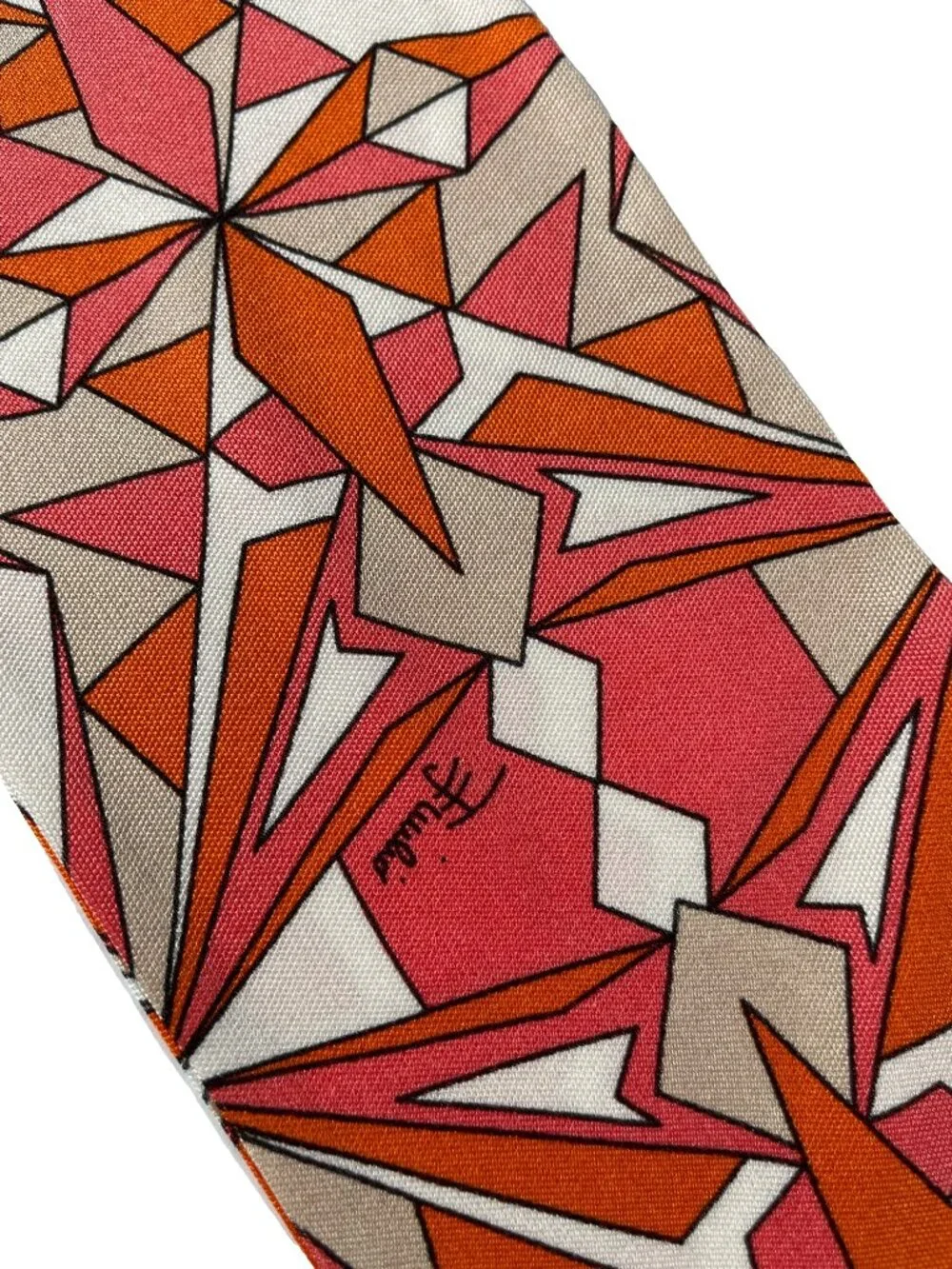 Emilio Pucci Skinny Silk Jersey Scarf NWT